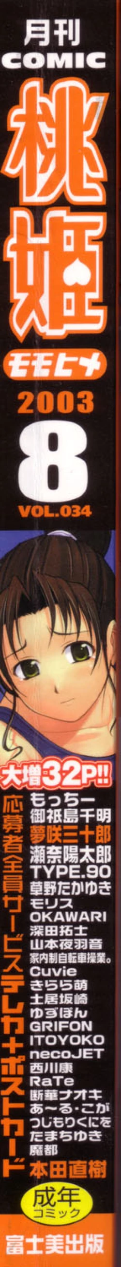 Page 3 of COMIC Momohime 2003-08