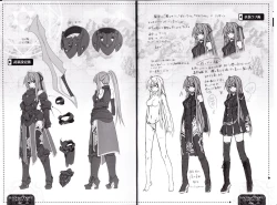 Page 4 of Maou to Odore! CODE: ARCANA Character Settei Shiryou & Gengashuu