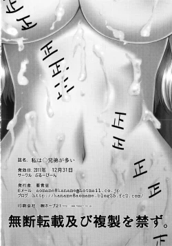 Page 19 of Watashi wa ○kyoudai ga Ooi