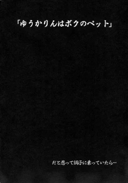 Page 4 of Yuukarin wa Boku no Pet
