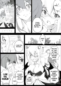 Page 4 of Tsun Ero Rosalie ga Sekimen suru hodo Amaama ni Kenagena Gohoushi de Hatsu Ecchi shichau Hon