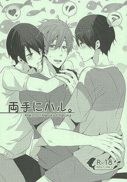 (Renai Jiyuugata! Osaka Taikai 2) [KH. (Yuki)] Ryoute ni Haru. (Free!)