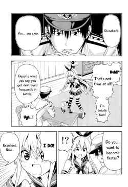 Page 2 of Motto Hayaku Naritai Shimakaze wo Damashite Sekuhara suru | Tricking and Sexually Harassing Shimakaze, Who Wants to Become Faster