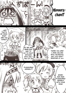 Page 4 of Homuhomu ga Madoka to Mami-san ni Ijiritaosareru Hon