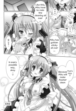 Page 22 of Miku-san ga Maid Fuku o Kite Iroiro Kirei ni Shitekureru Ohanashi.