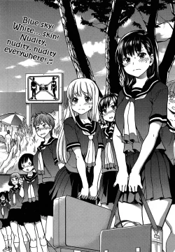 Page 2 of Nudist Beach ni Shuugakuryokou de!! Ch. 1-2