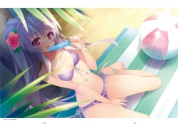 Page 105 of Shukufuku no Kane no Oto wa, Sakura-iro no Kaze to Tomo ni Visual Fanbook