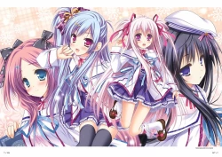 Page 86 of Sekai to Sekai no Mannaka de Visual Fanbook