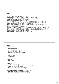 Page 25 of Toraware no Shitsumukan