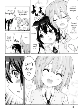 Page 13 of YURI-ON! #1 "Mesomeso Azunyan!"