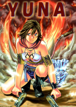 [Human High-Light Film (Jacky Knee de Ukashite Punch x2 Summer de GO!)] YUNA (Final Fantasy X-2) [Chinese]