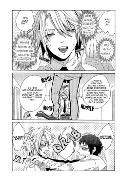 Page 4 of Kosen ga Don Hiku Kurai Kyon ga Norinori de Osoi Ukeru Hon. | A Book Where Kyon's Horny Seduction is Startling Even to Koizumi