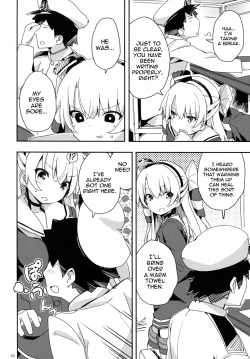 Page 9 of Amatsukaze to Tetsuya de H shinagara Houkokusho