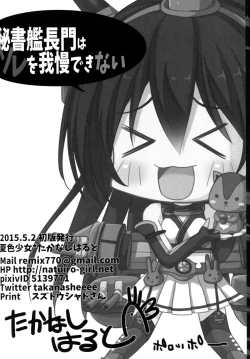 Page 17 of Hishokan Nagato wa Sore o Gaman Dekinai