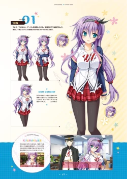 Page 55 of Hanasaki Work Spring! Visual Fanbook