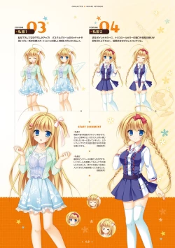 Page 61 of Hanasaki Work Spring! Visual Fanbook