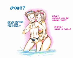 Page 15 of Mama ShotManatsu no Pool Hen | Midsummer at the Pool