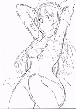 Page 8 of Kongou Shimai no H na Illust Bon