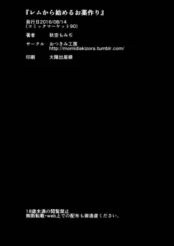 Page 22 of Rem kara Hajimeru Okusurizukuri