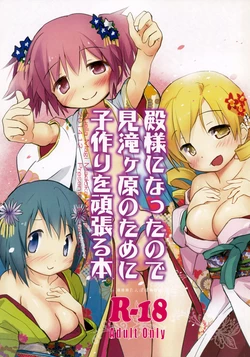 (C87) [Tanpopo (Anshin Mama)] Tono-sama ni Natta no de Mitakihara no Tame ni Kozukuri o Ganbaru Hon (Puella Magi Madoka Magica)